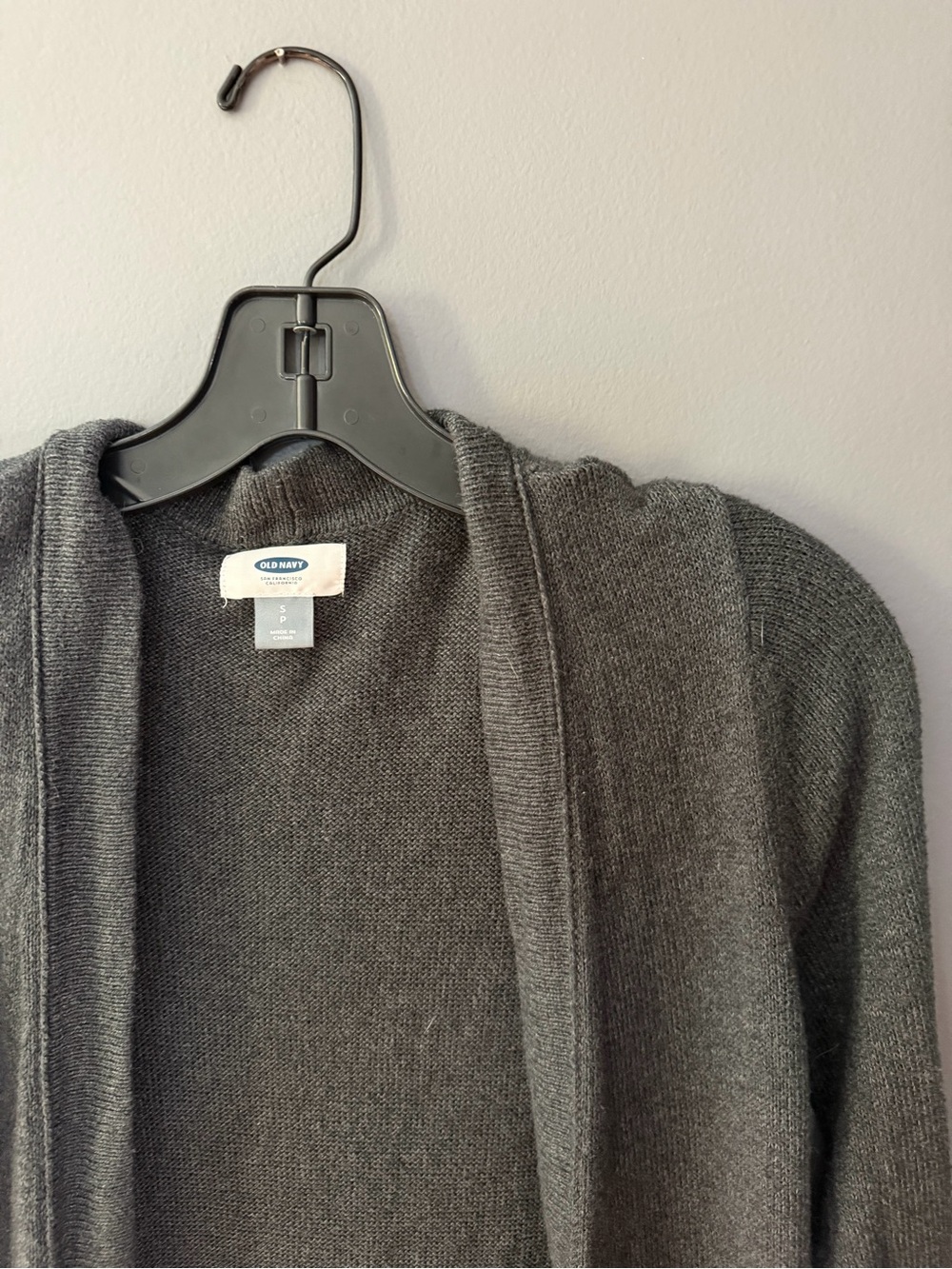 Old Navy Charcoal Open-Front Women’s Cardigan